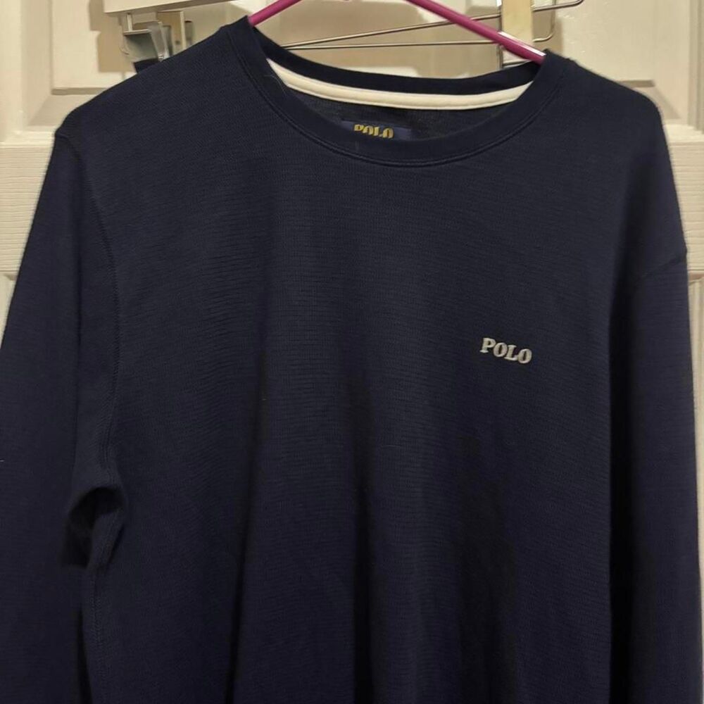 Polo-ralph-lauren Men's Navy and Blue Shirt